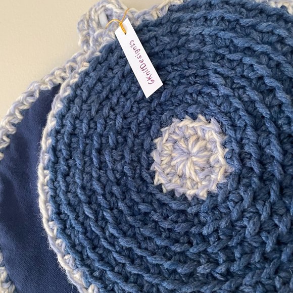 Crochet Pot Holders, Kitchen Decor, Crochet Gift Under 15, Handmade Potholders - Picture 6 of 8